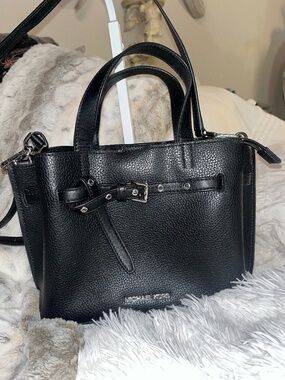 Michael Kors Emilia Small Pebbled Leather Satchel